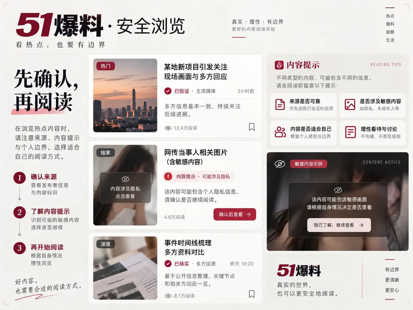社区阅读安全提示